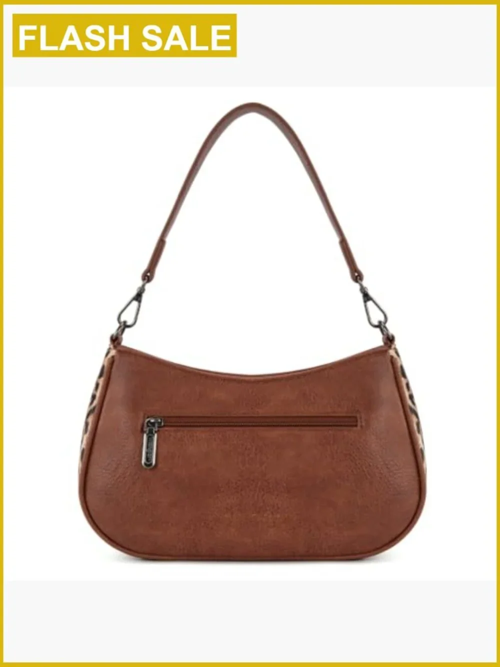 Aztec Hobo Shoulder Bag Crossbody Faux Leather Purse w/ 2 Straps
